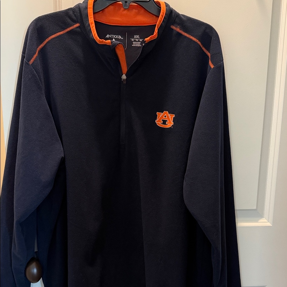 Antigua Quarter Zip XXL Pullover Men’s Auburn Shirt